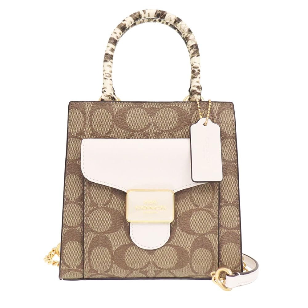 極美品コーチ ワンショルダーバッグ シグネチャー クリップ ベージュ 6348 COACH＊コーチ＊シグネチャー＊ワンショルダーバッグ＊ベージュ